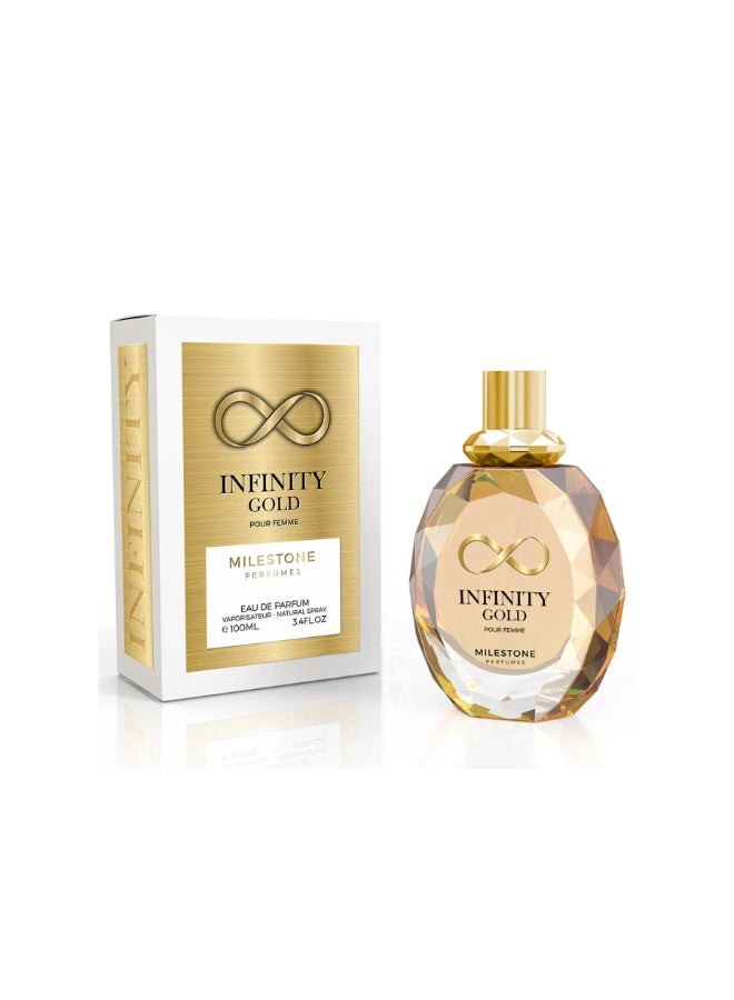 Milestone Infinity Gold - For Women - EDP - 100ml - Image 1